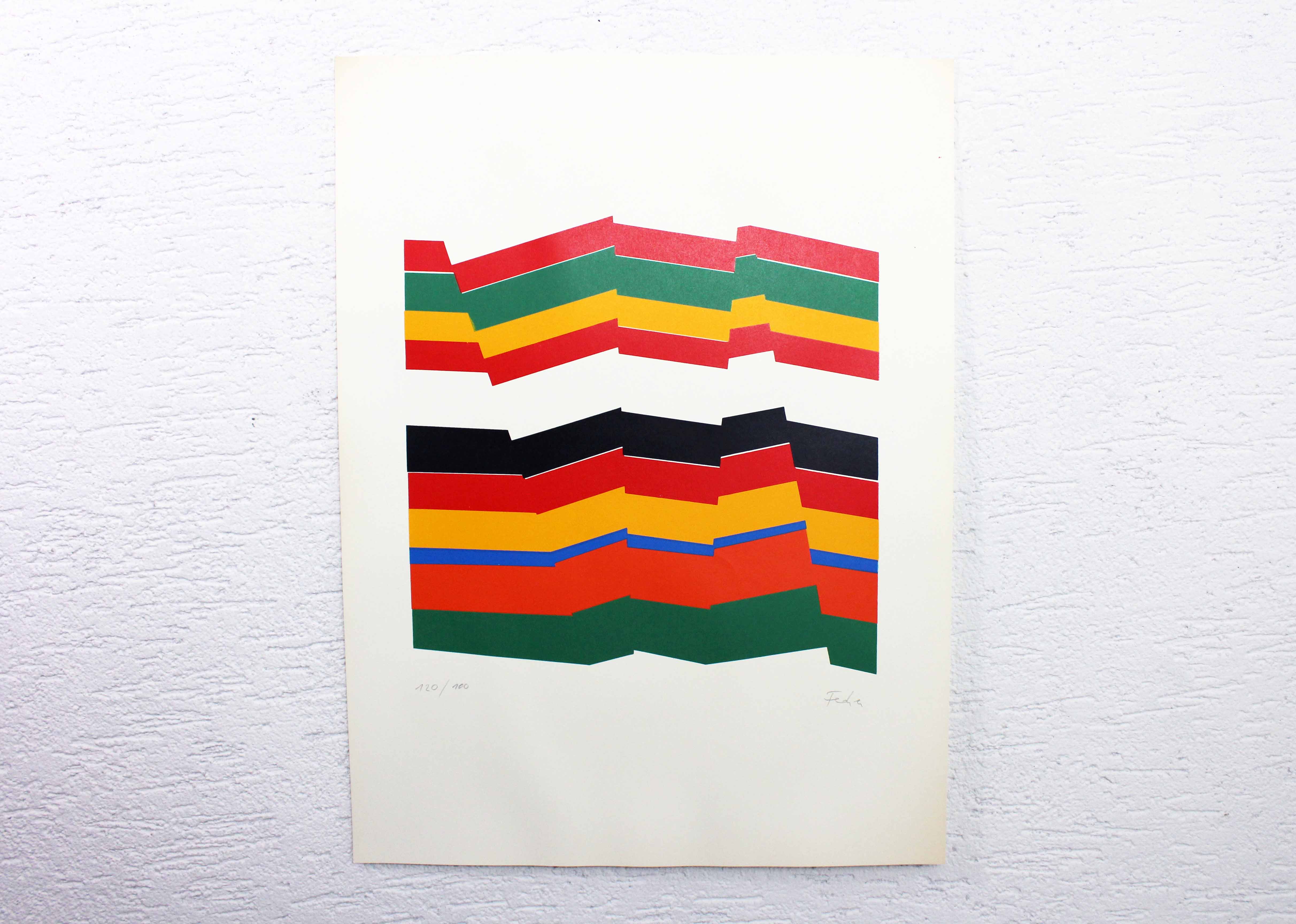 Vintage print by Franz Fedier