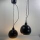 Suspensions Space Age marron et chromé, 1970