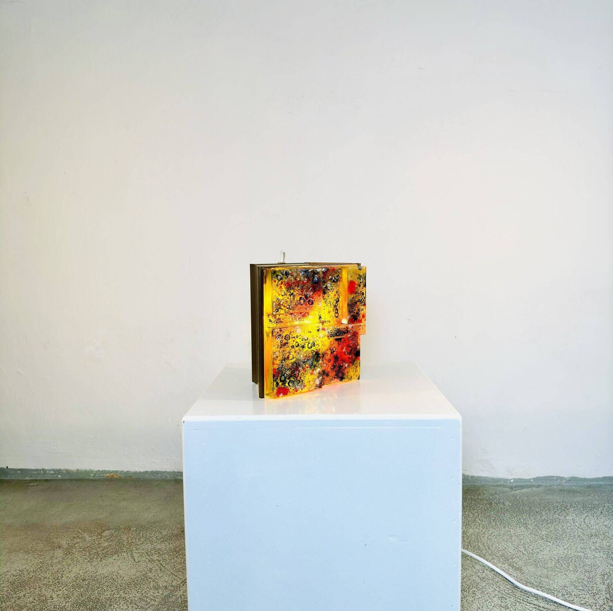 C1699 'Stijlrelief' Wall Lamp By Willem Van Oyen For Raak Amsterdam, The Netherlands 1960S