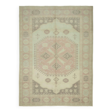Tapis vintage anatolien turc 221 cm x 300 cm