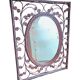 70s peacock mirror