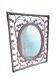 70s peacock mirror