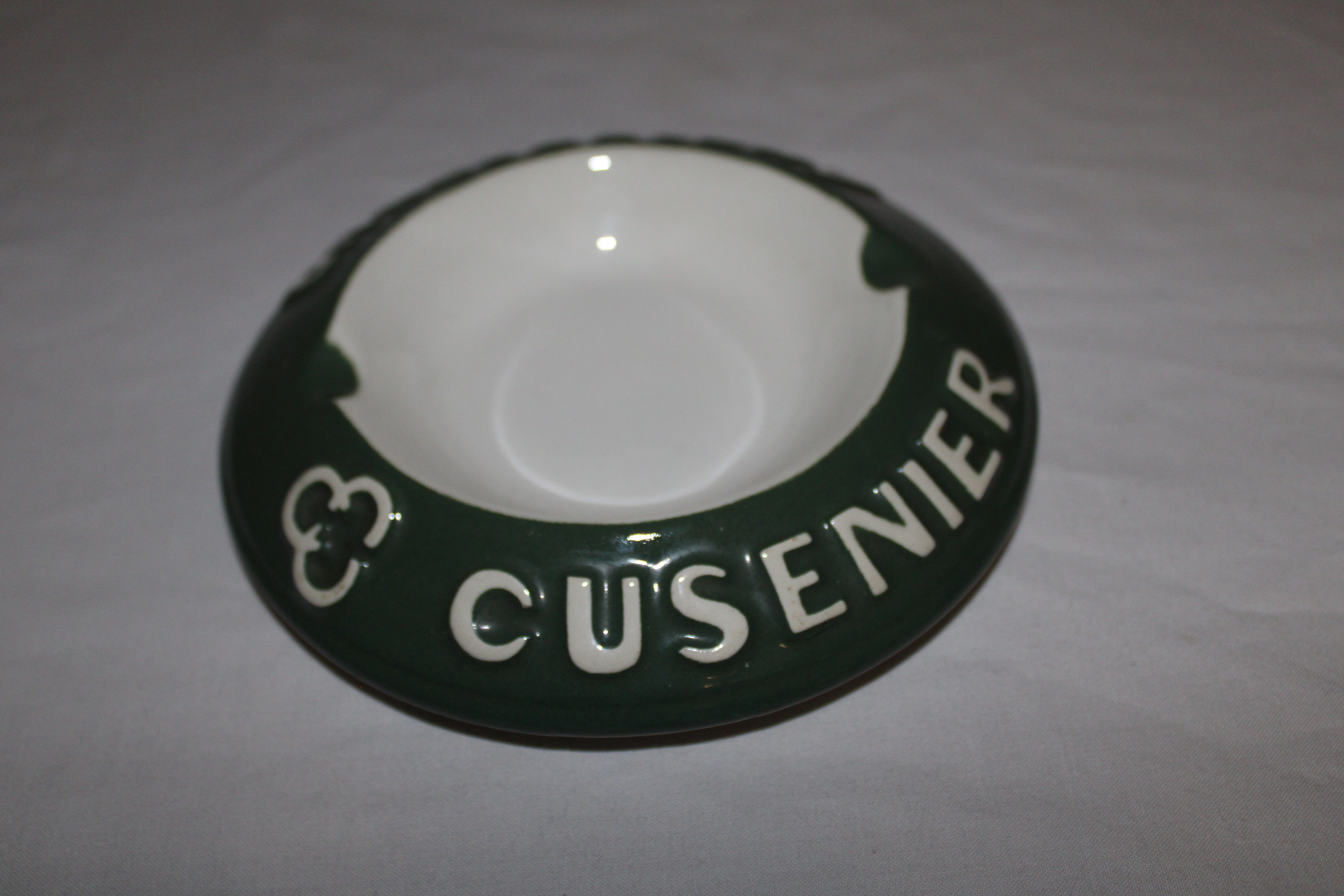 Advertising ashtray Ambassador Cusenier vintage 1940/50