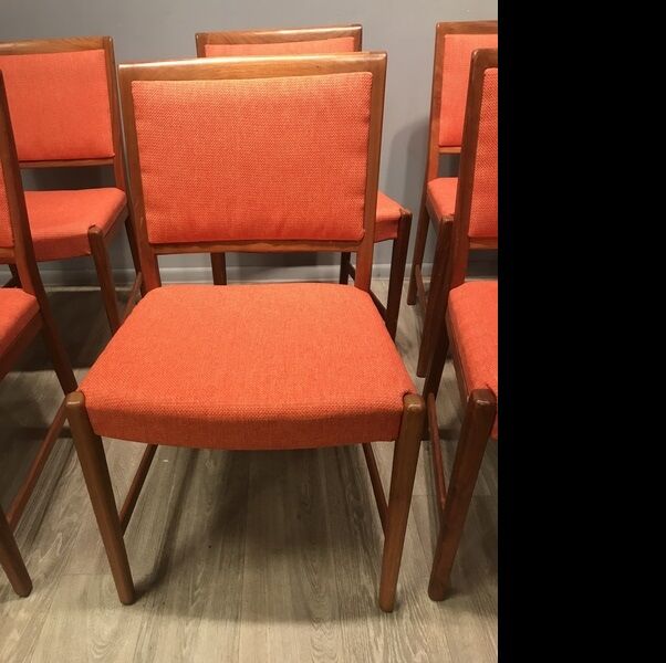 A Set Of Six Danish Chairs
