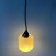 Suspension en verre en forme de « canette » rayée, Mid-Century