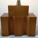 Regain lamp foot in elm, 70s