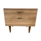 Chevet table de nuit design 1970