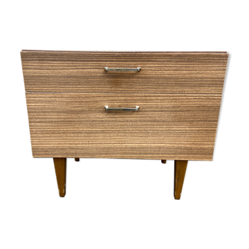 Bedside night table design 1970