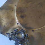 Brass beveled mirror