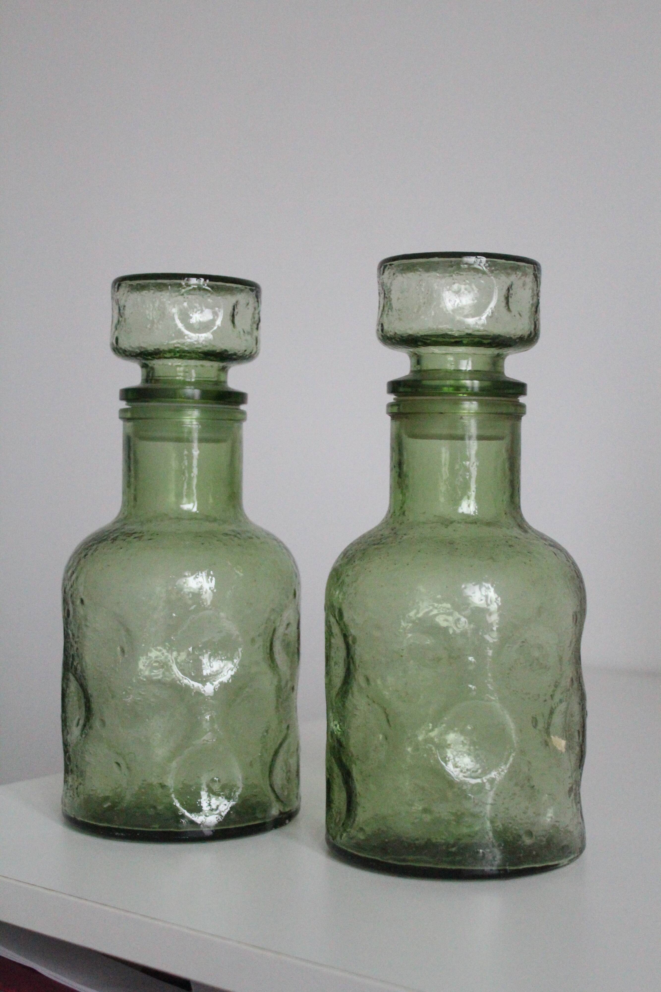 Vintage glass jars