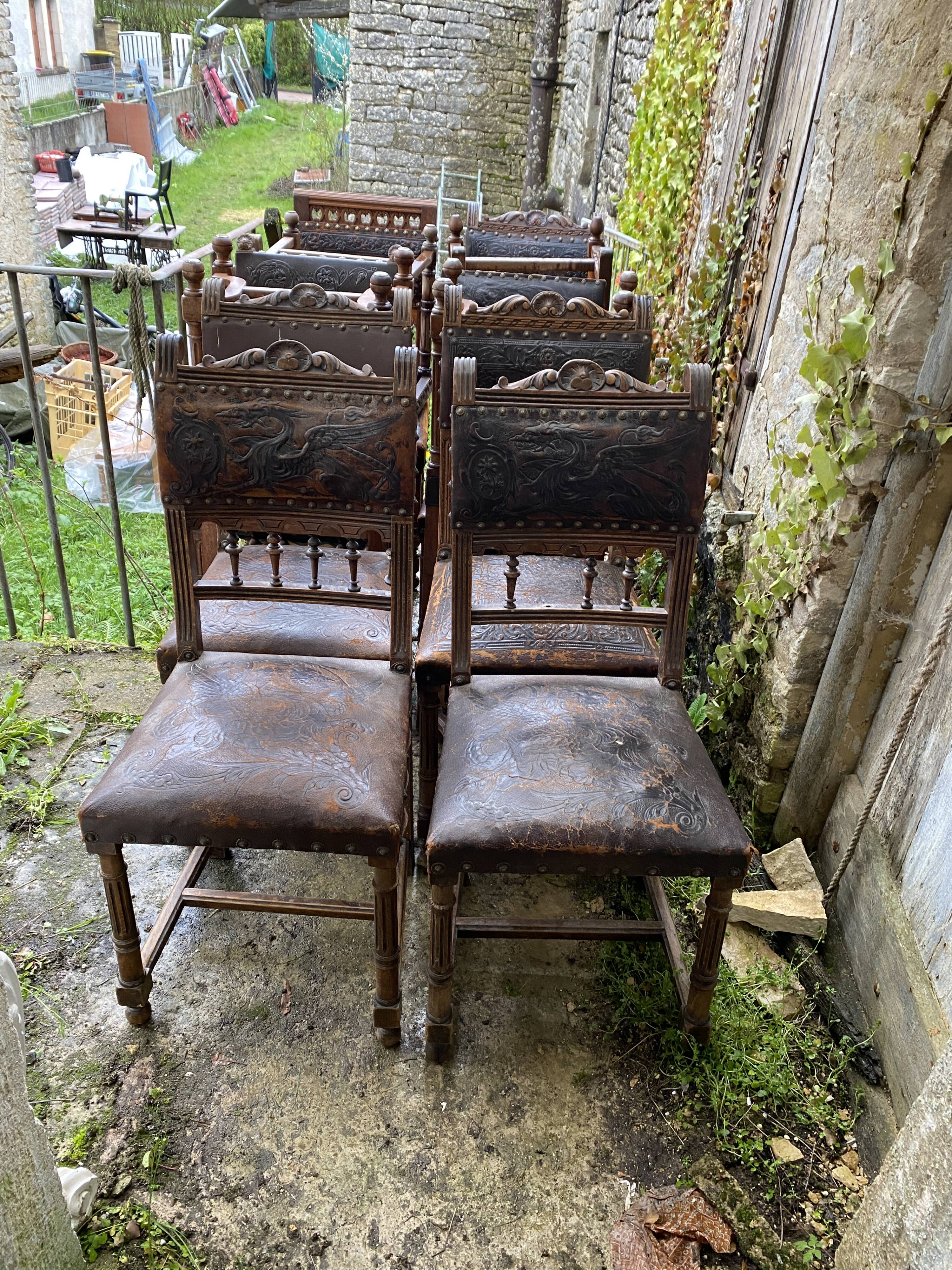 lot de 12 chaises