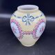 Antique porcelain vase with floral decoration – Louis XVI style – Lamp base