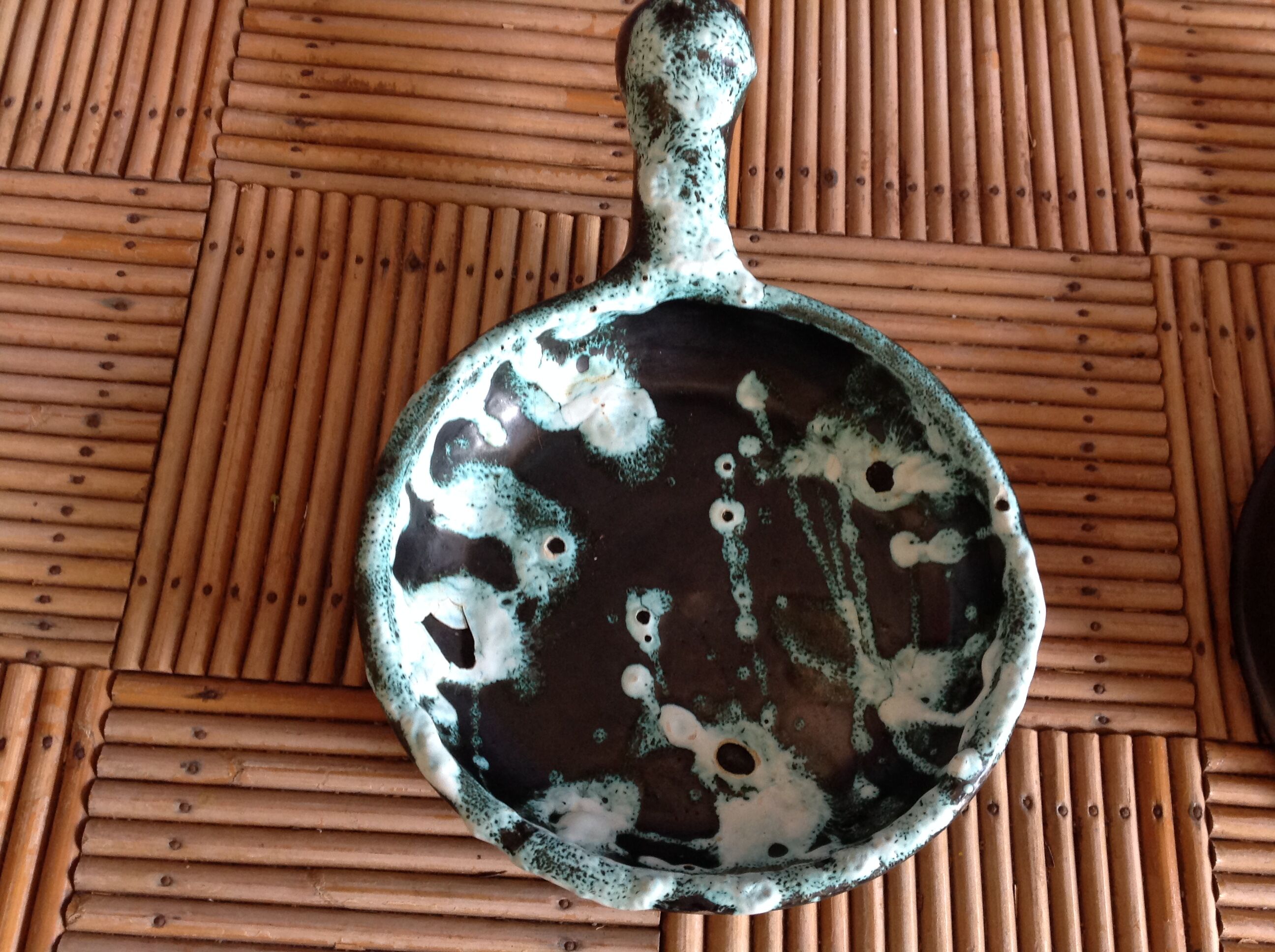 Duo of ceramic dishes