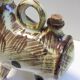 Small Jug Pitcher Pot Botijo Olive Oil Glazed Ceramic Spain