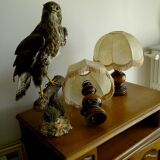 Pair bedside lamps