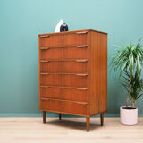 Chest of drawers teak, Danish design, 60's, producer Trekanten-Hestbæk A/S