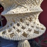 Vintage macramé suspension