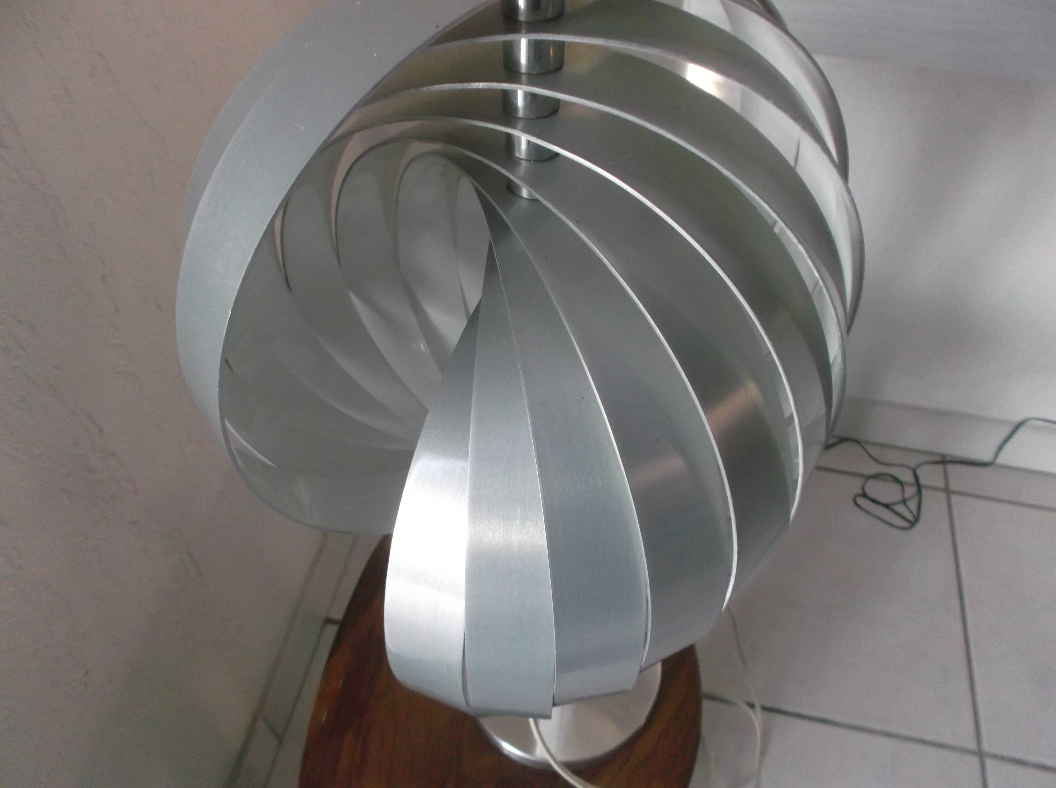 Helicoidal Spiral Lamp Henri Mathieu