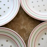 6 assiettes à dessert Lunéville modèle " Yveline"