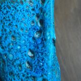 Petit vase fat lava bleu