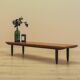 Teak sideboard, low Danish console, 1970s