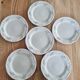Set of 6 floral dessert plates