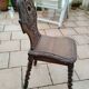 Pair of old Alsatian brutalist chairs