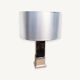 Vintage chrome table lamp from the 70s