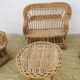 Old wicker garden furniture toy