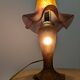 Lampe tulipe pâte de verre