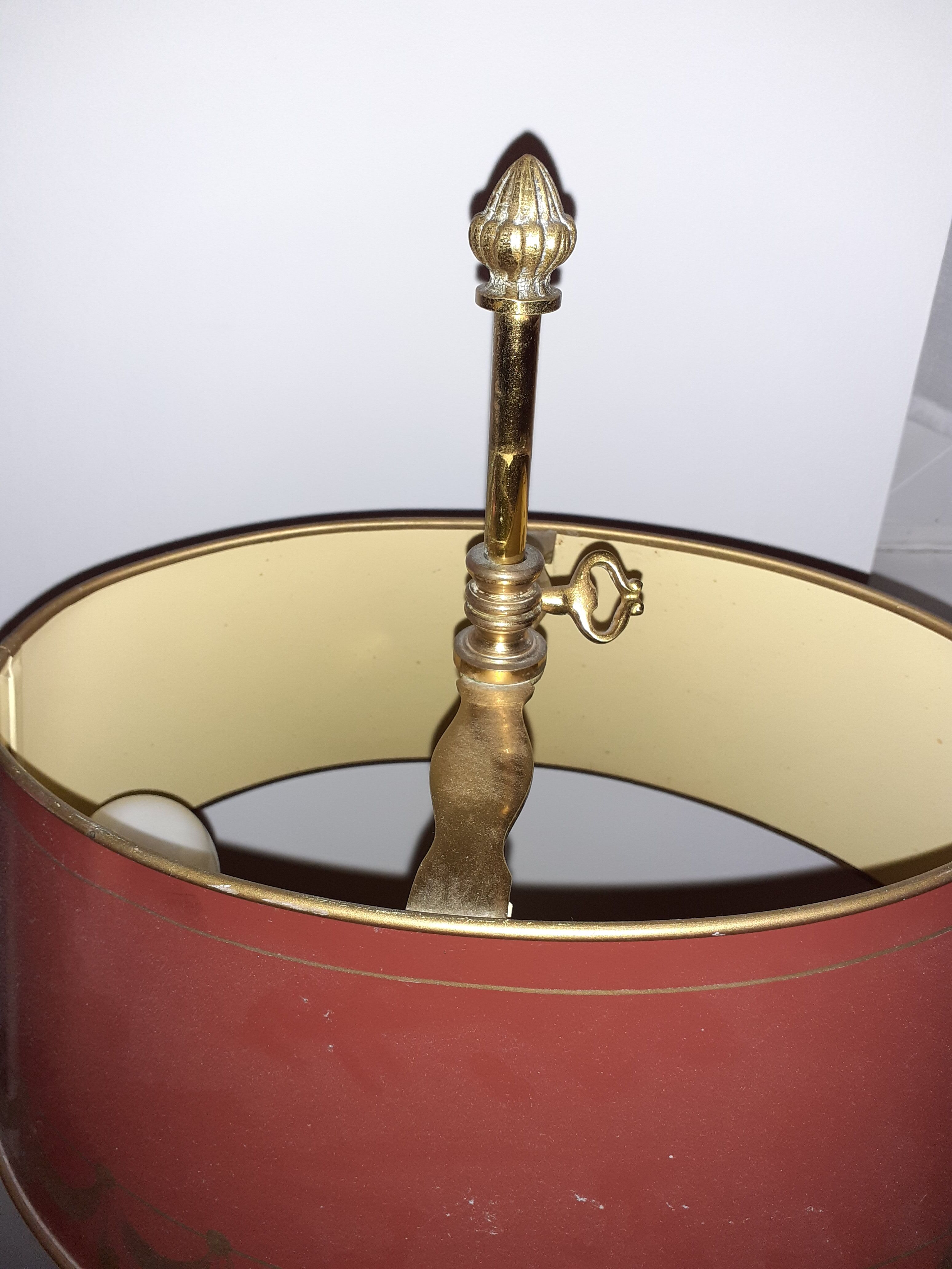 Solid bronze hot water bottle lamp
