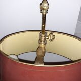 Solid bronze hot water bottle lamp