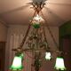 Very large art nouveau chandelier Murano (1 meter)