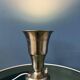 Table uplighter lamp "Cup" in metal, silver colour