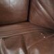 Pair of Maralunga leather armchairs by Vico Magistretti for Cassina, 1974