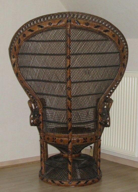 Emmanuelle rattan armchair Kok Maison 1970