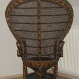 Emmanuelle rattan armchair Kok Maison 1970