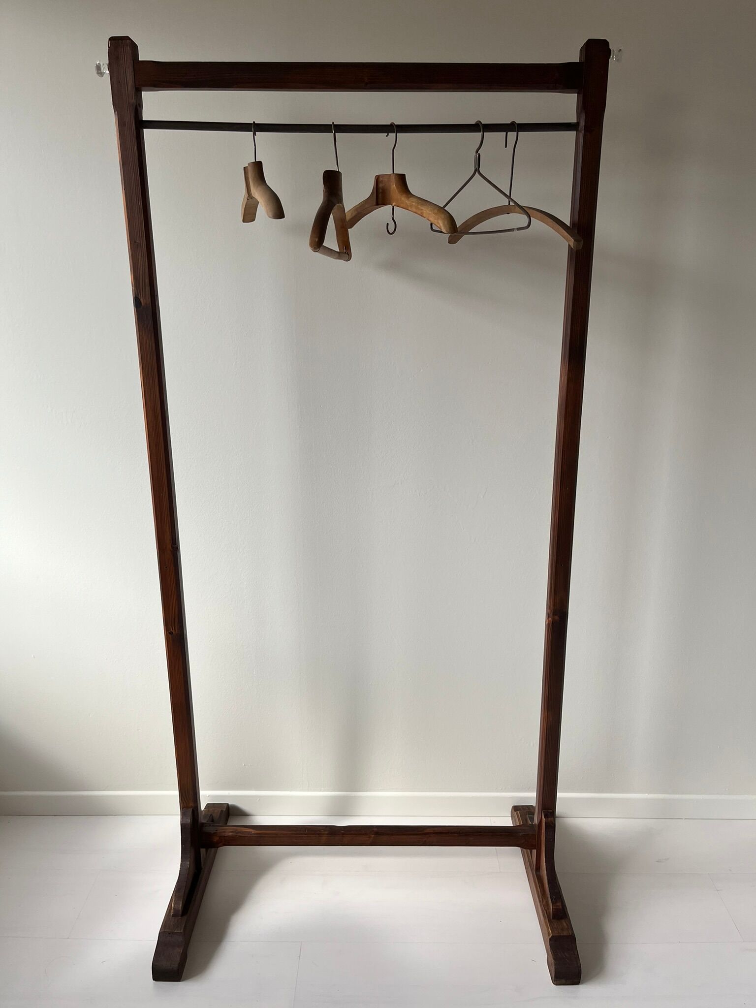 Clothes rack - antique wooden rack