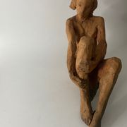 Femme nue - Sculpture en terre céramique