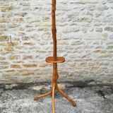 Wooden floor lamp