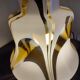 Vintage blown glass pendant lamp/chandelier