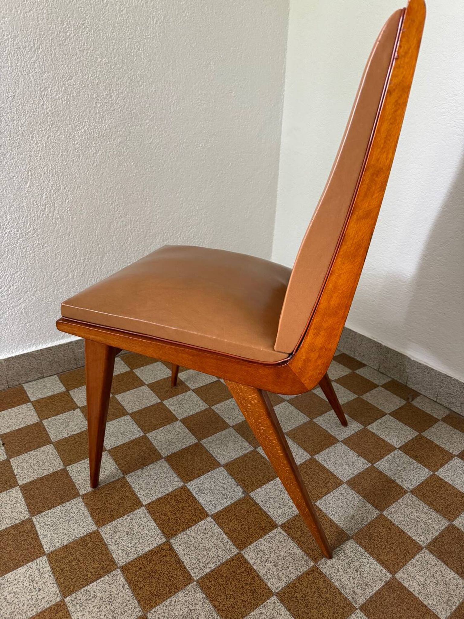 Scandinavian design side chair from the 60s