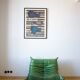 Dubai green leather Togo lounge chair by Michel Ducaroy for Ligne Roset