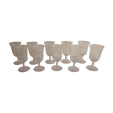 10 verres à pied 60's