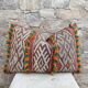 Vintage Berber wool cushion cover: Moroccan cushion, Boujad pattern