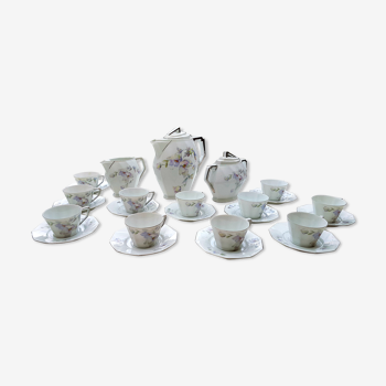 "Royal Epiag" porcelain coffee service 1940s