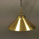 Hanging lamp in solid brass designed by Fritz Schlegel for Lyfa Denmark.