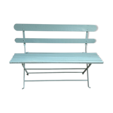 Banc de jardin pliant à lattes bois et métal