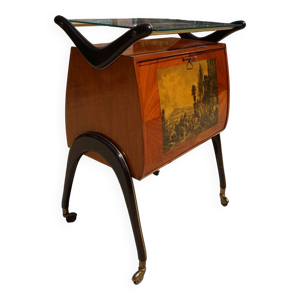 Chariot de bar cocktail