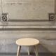 Sheepskin coffee table